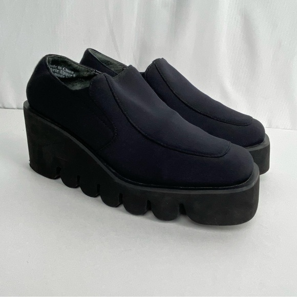 90s Euroclub Platform Foam Creeper Shoes Size 5.5